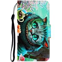 JJWYD Funda para Samsung Galaxy A40- Carcasa Libro con Tapa Flip Case Antigolpes Golpes Protectora Cartera Suave PU…